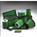 Green Cotton Air Filter - TA1.65 Powerflow Filter - Silver (Cylindrical) 65 M.M. 150 M.M. HØJ. (1. STK PÅ LAGER) 